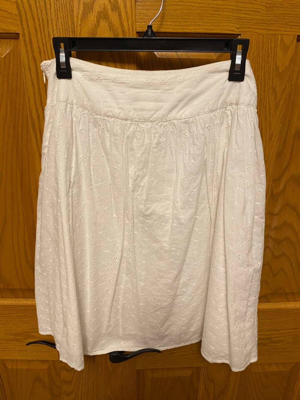 Merona Cream Eyelet A-Line Skirt